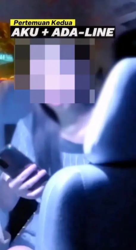 msian woman passenger holding her phone