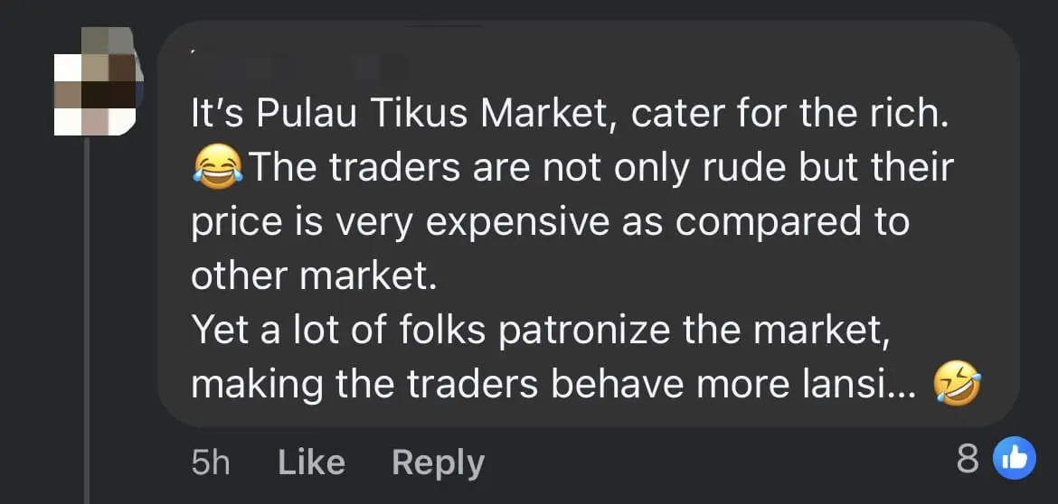 M'sian Woman Rants About Being Charged RM5 For Bean Curd At Penang Stall netizen comment 3