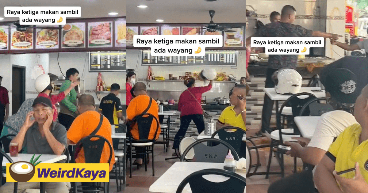 M'sian Woman Slams Helmet & Overturns Curry Container At PJ Mamak Over Delayed Delivery Order