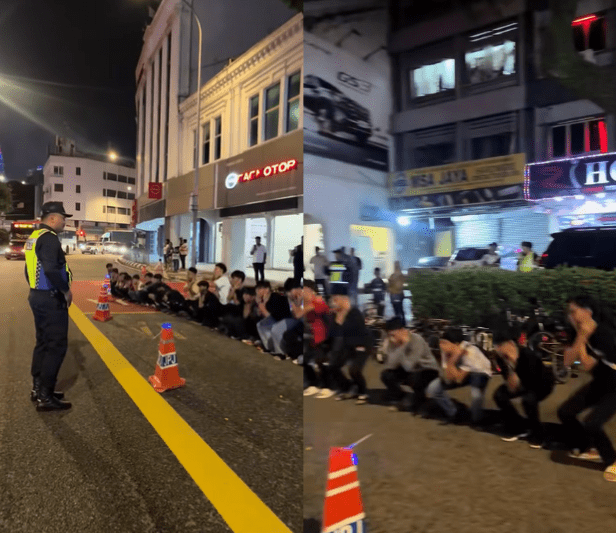 M'sian youths do squats on the street