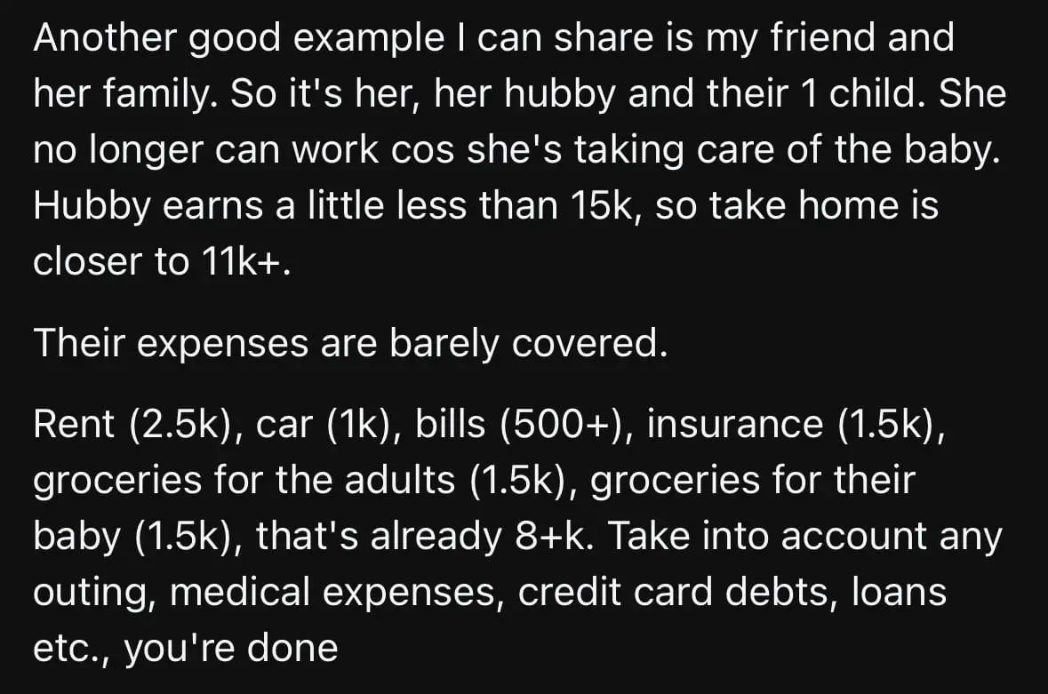 M’sians Debate Whether RM15K Salary Is Enough To Live In KL, Many Say It Barely Is comment