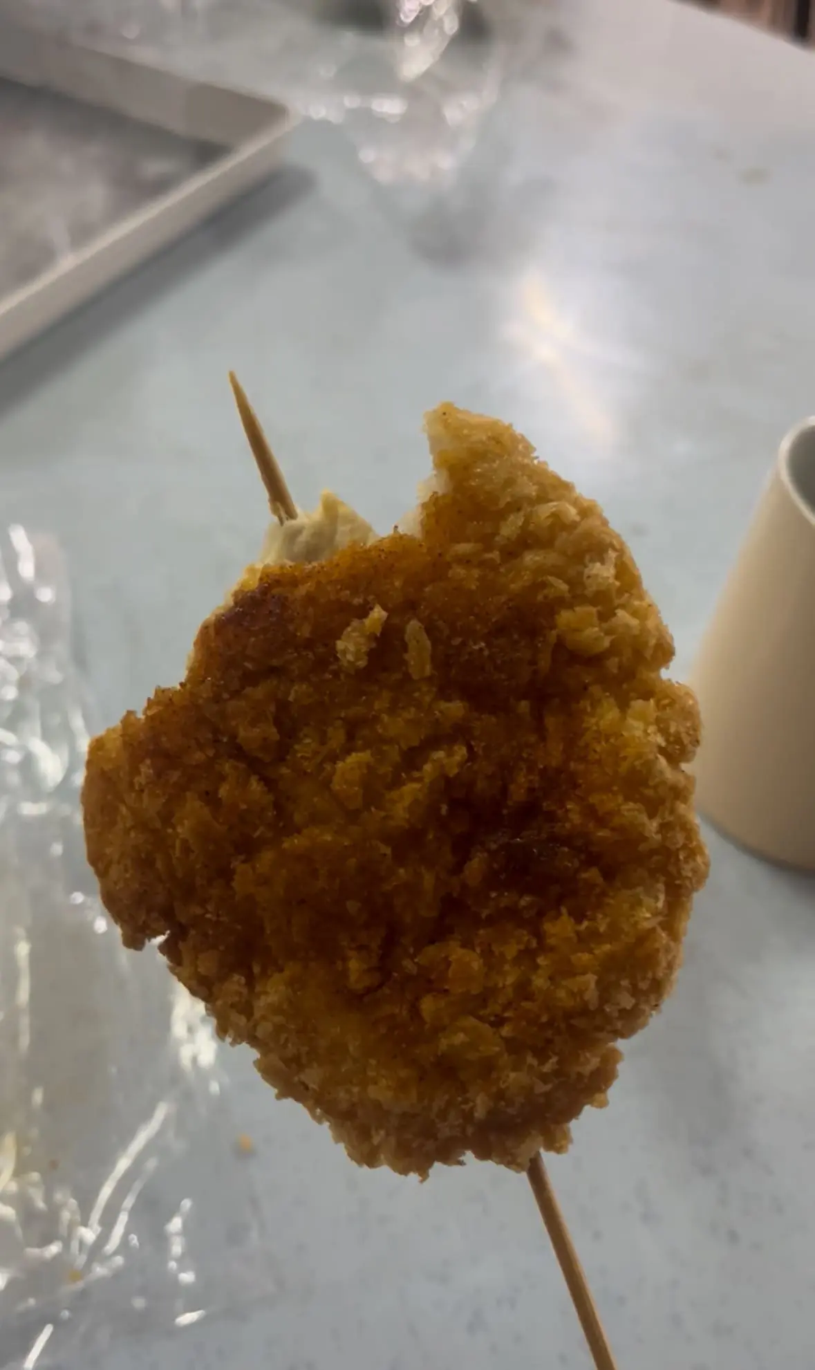 M'sians Shocked After Ayam Gunting’s Crunchy Coating Falls Off & Reveals Tiny Piece Of Chicken Inside