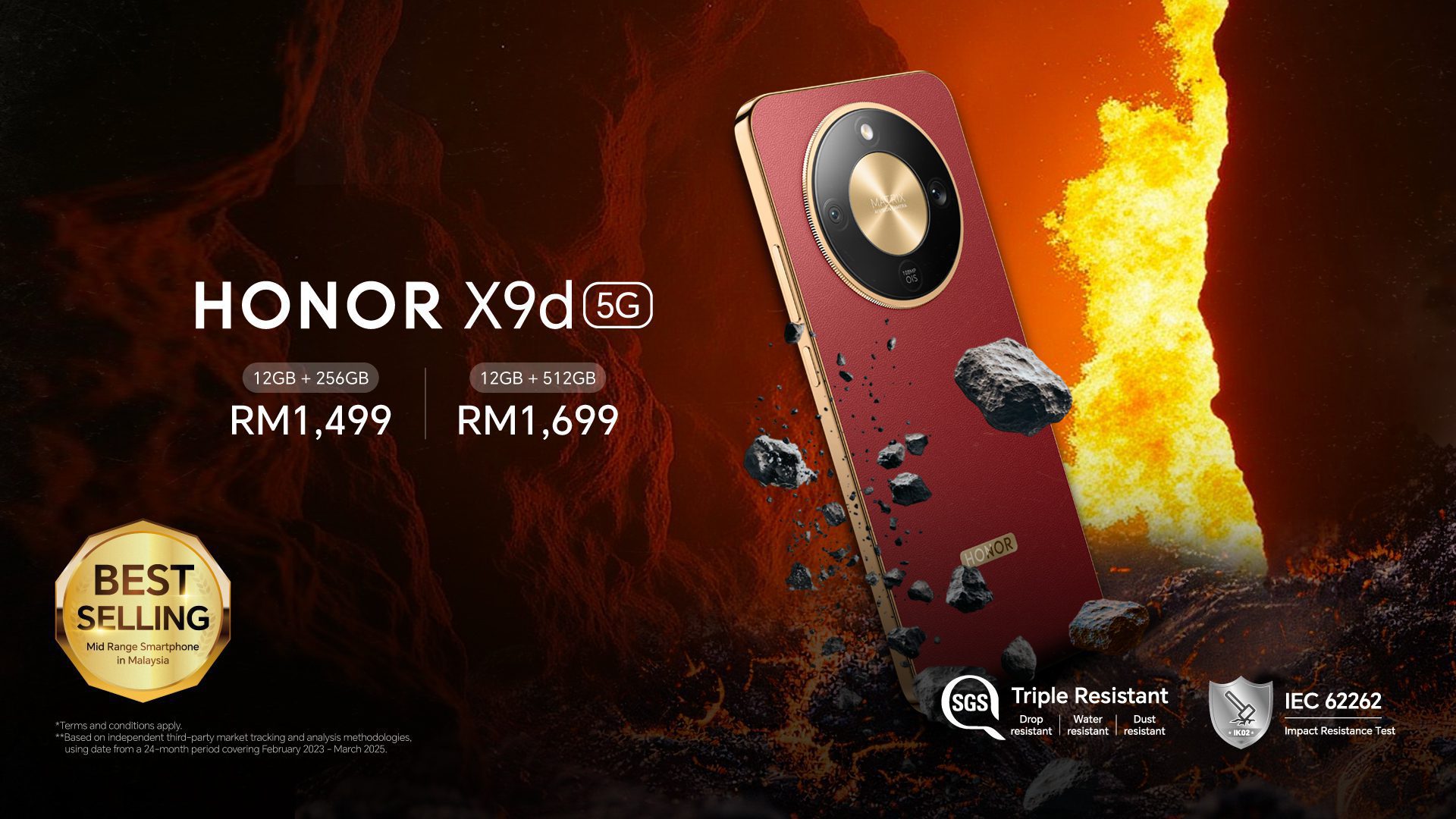 M’sia’s Toughest New Phone? HONOR X9d With Extreme Durability Test Is The One You Need