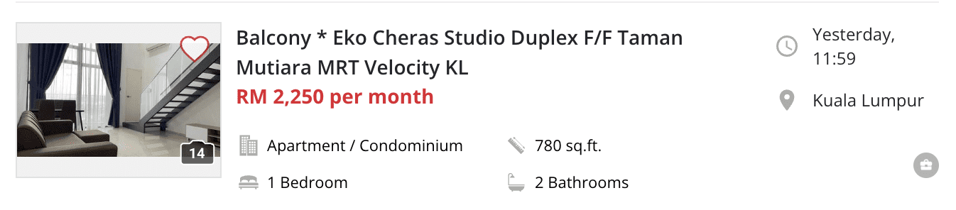 Mudah.my other units around the area