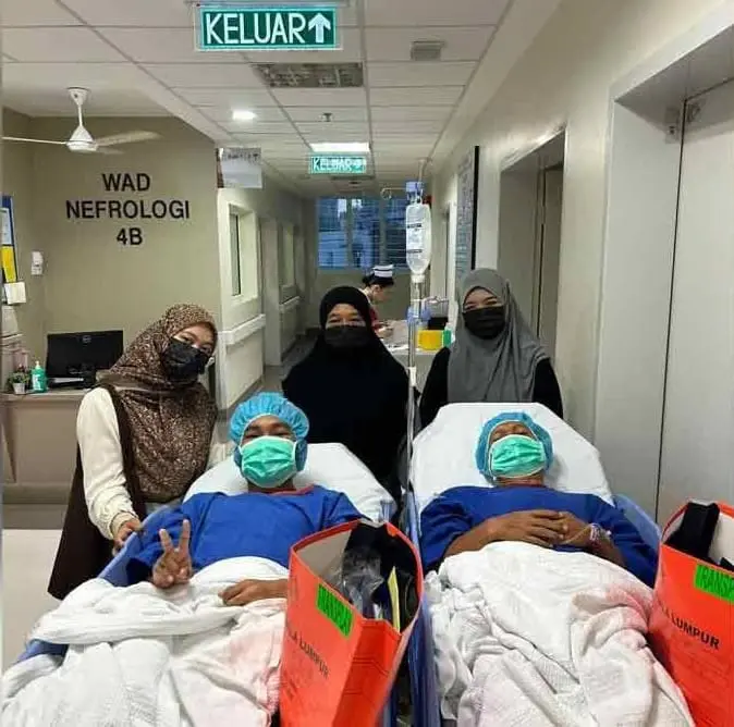 Muhamad Firdaus Rosly and Rosly Delniah - kidney transplant