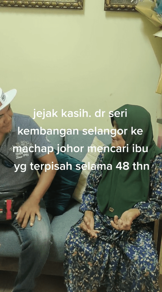 M'sian Man Has Tearful Reunion With Birth Mother After 48 Years Of Separation