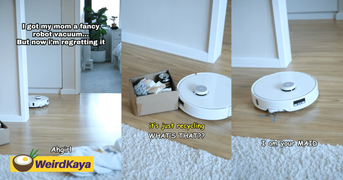 M'sian Mum 'Hijacks' Robot Vacuum To Lecture Daughter & It's The Most Asian Thing Ever