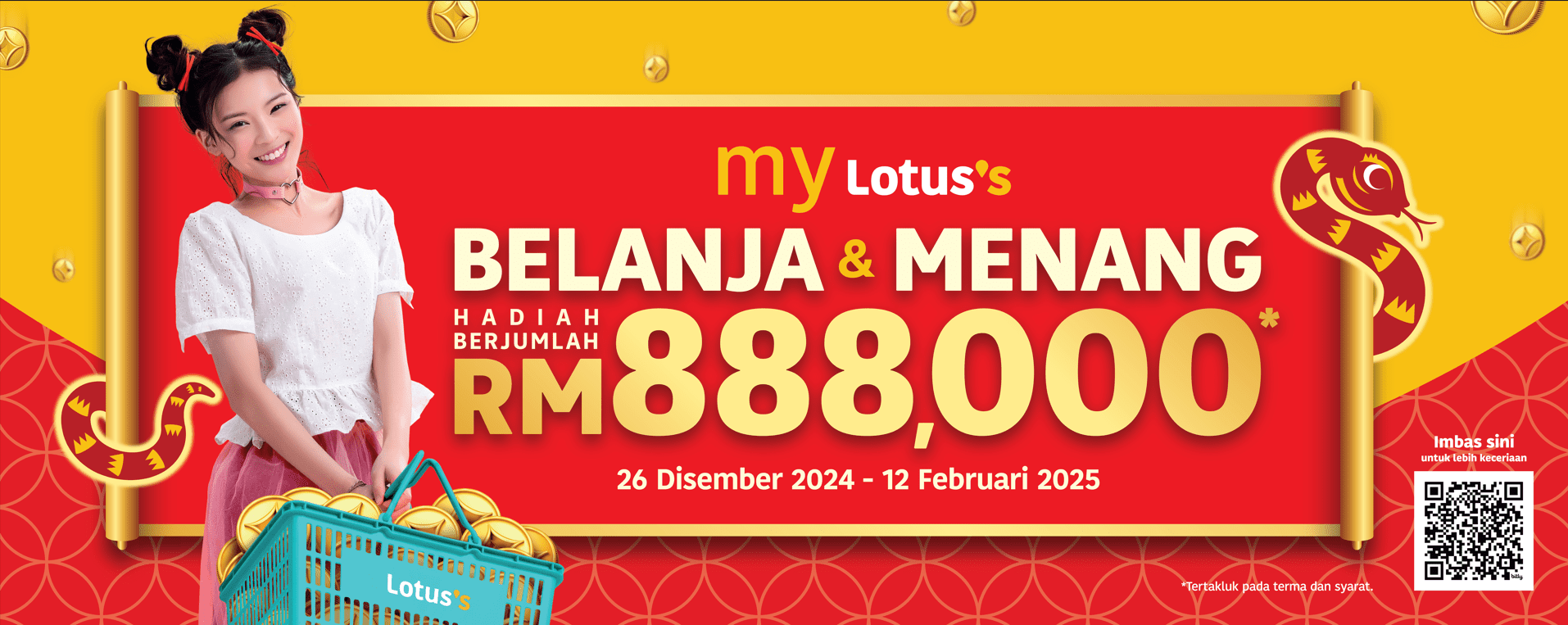 My Lotus’s Belanja  Menang Spend RM88 and Win RM888,000