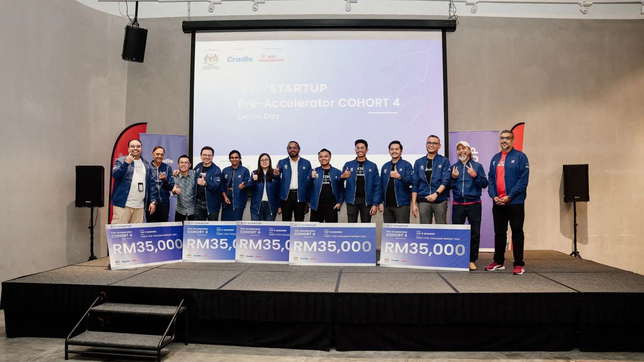 MYStartup Pre-Accelerator Cohort 4 Top 5 Winners