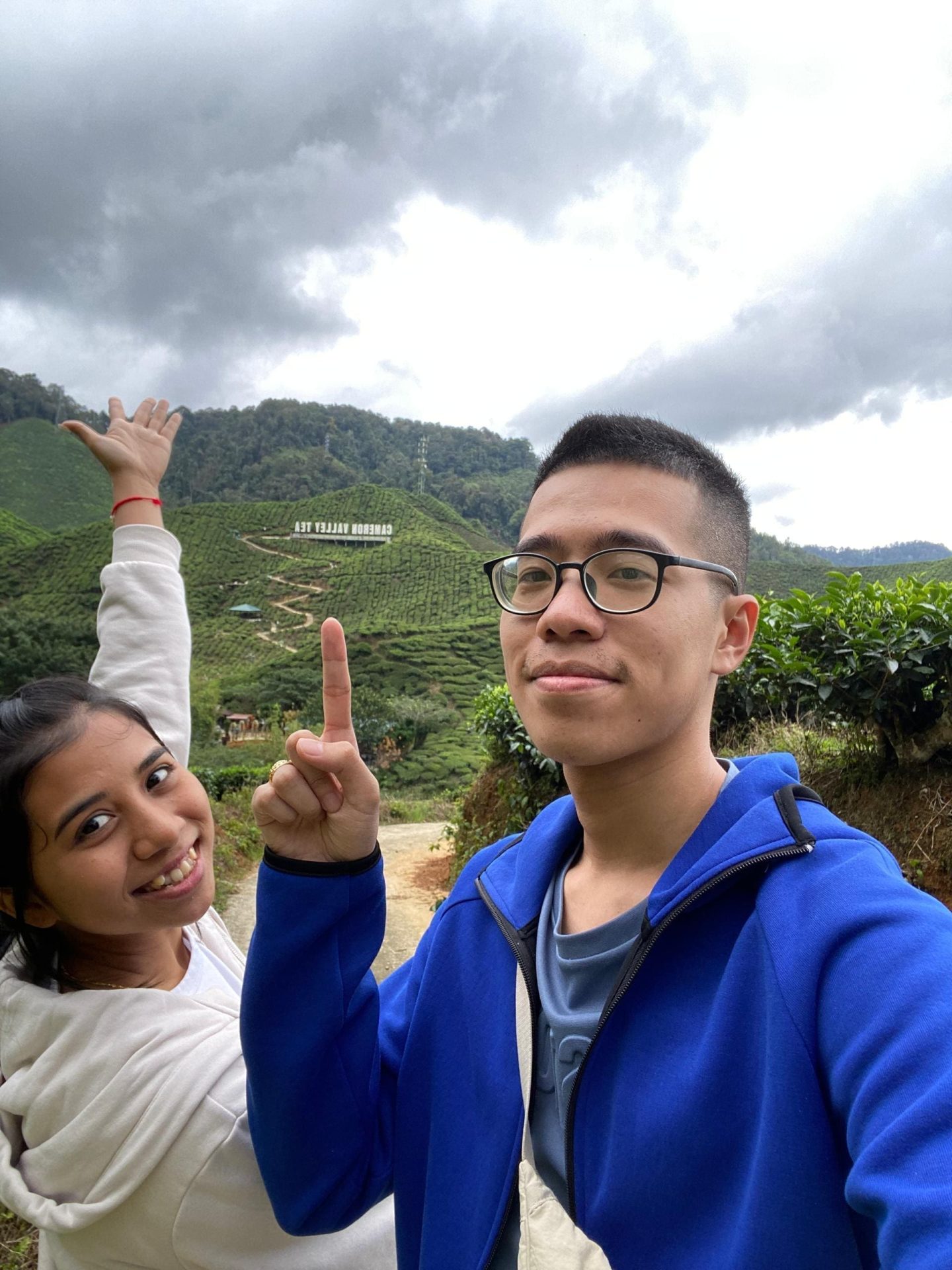 narsheera and nicholas's selfie