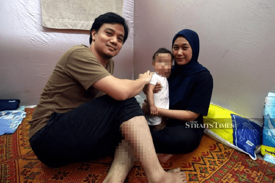 Natrah Johar and her family