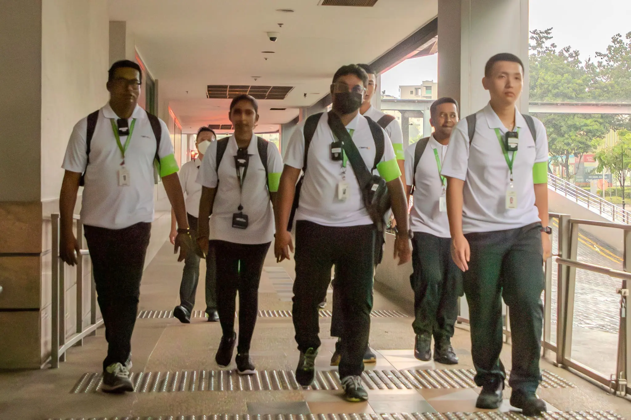 NEA officers in Singapore