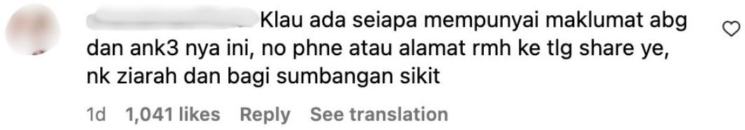 Netizen asking for info to help out