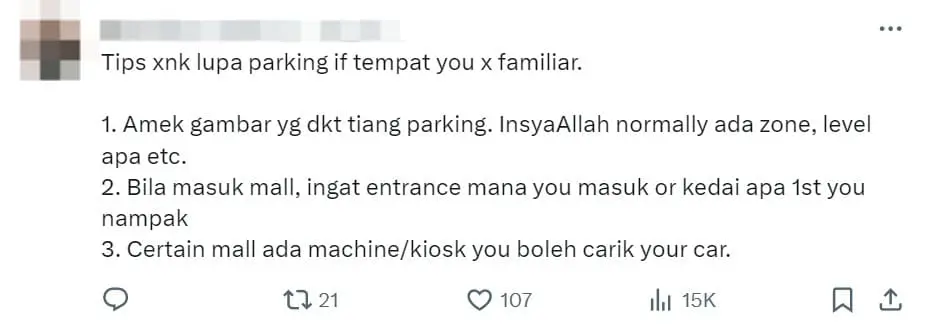 M'sian Family Forgets Where They Parked At IOI Putrajaya, Finds Car After 1 Hour Of Searching