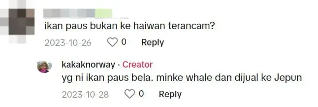 'Looks Tasty' - M'sian Woman Shares 'Berlado' Whale Meat Recipe, Leaving Netizens Mouthwatering