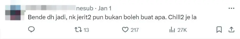 Group Of M'sians Seen Chilling By The Roadside After Their Car Flipped While Trying To Avoid A Dog