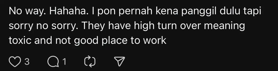 netizen comment - fired within 24 hrs