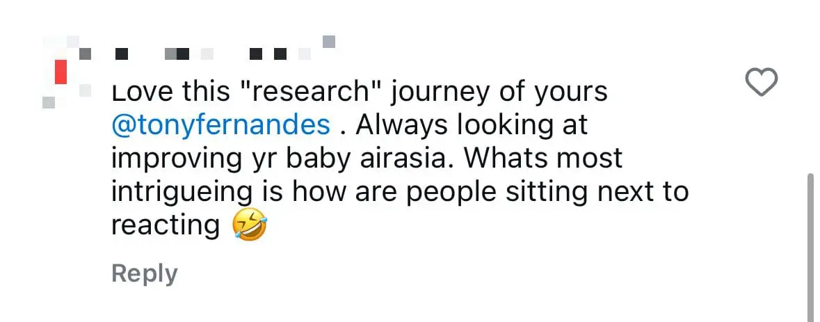 netizen comments form tony fernandes ig post 3