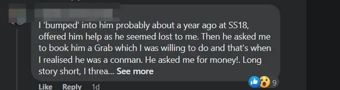 Blind Uncle Seen Asking Bystanders For Money In KL, Scolds Them If They Refuse To Do So comment 3