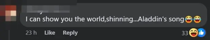 M'sian Man Casually Stands On 'Flying' Banana Boat To Mimic Magic Carpet In 'Aladdin'
