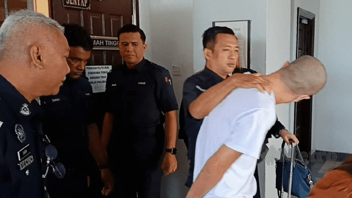 Ng Chan Keong escorted from courtroom