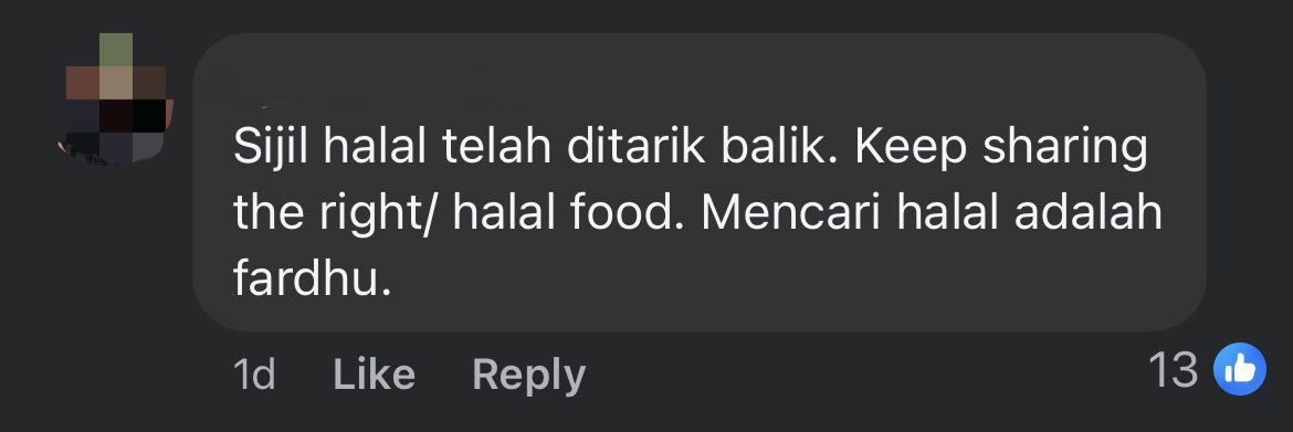 Tengku Zafrul Enjoys Laksa At Popular Penang Restaurant, Neitzens Point Out Its Halal Cert Was Revoked comment 2