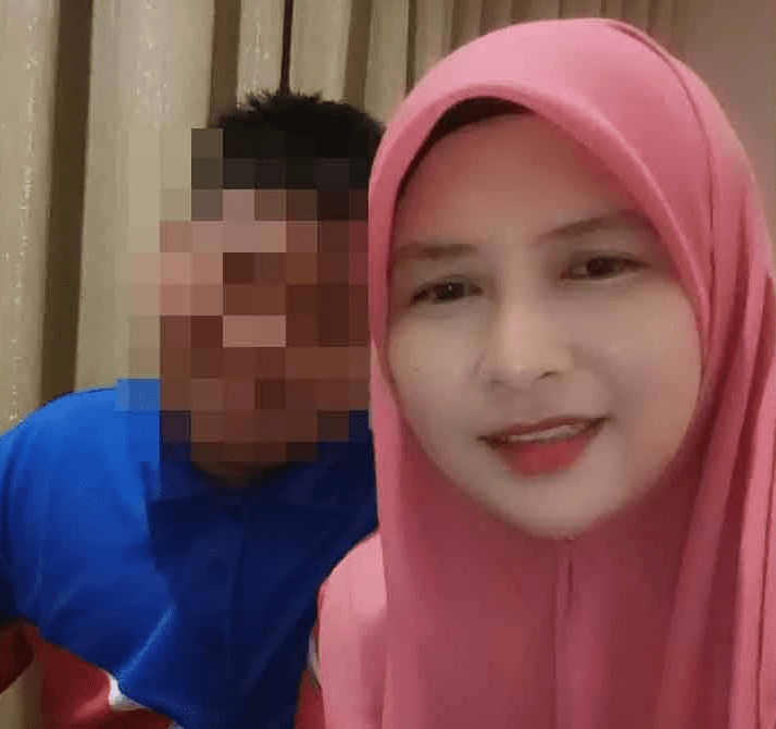 Nor Syuhada and her son