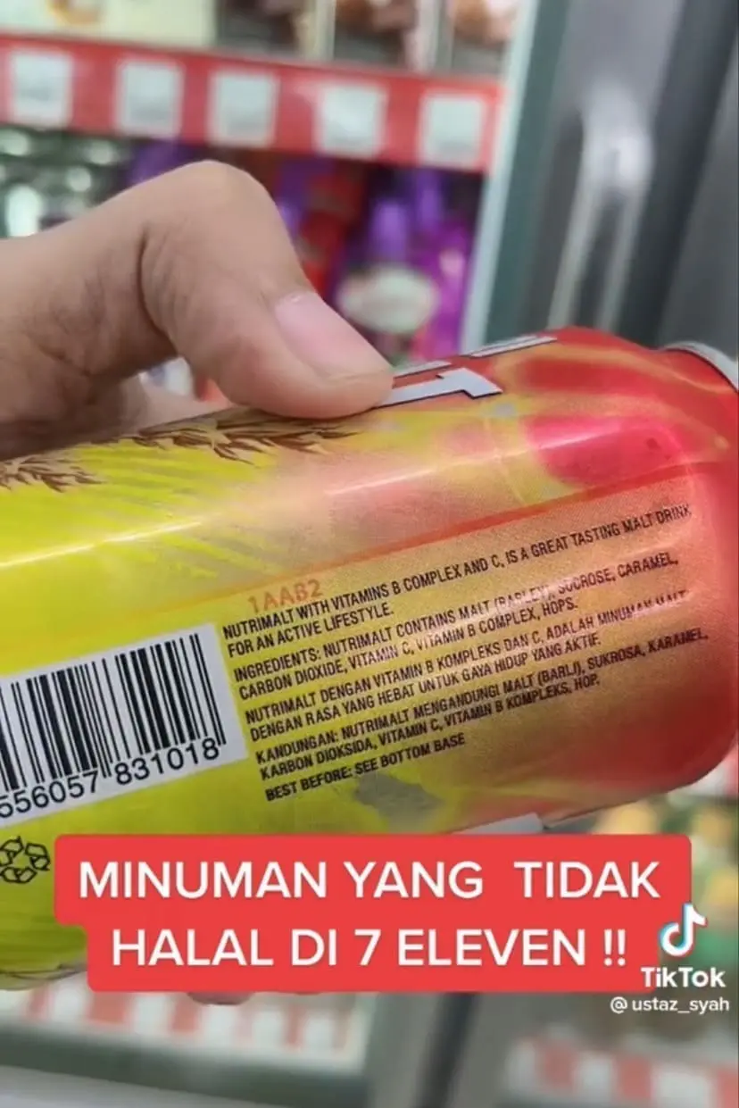 "Not True" — 7-Eleven Malaysia Denies Claim That Nutrimalt Contains Alcohol