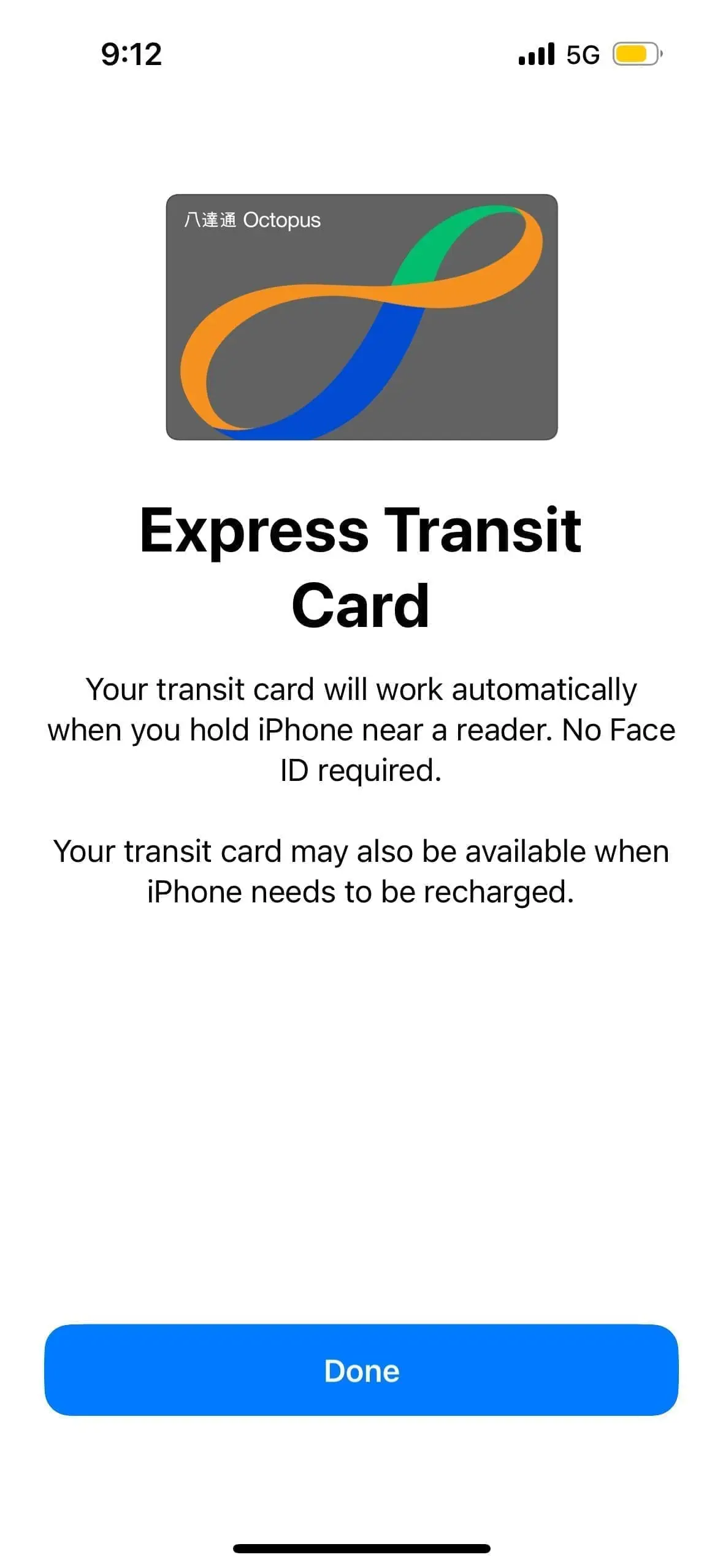 Octopus Card Apple Pay