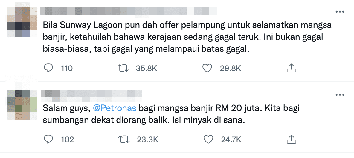 Other companies helping flood victims 