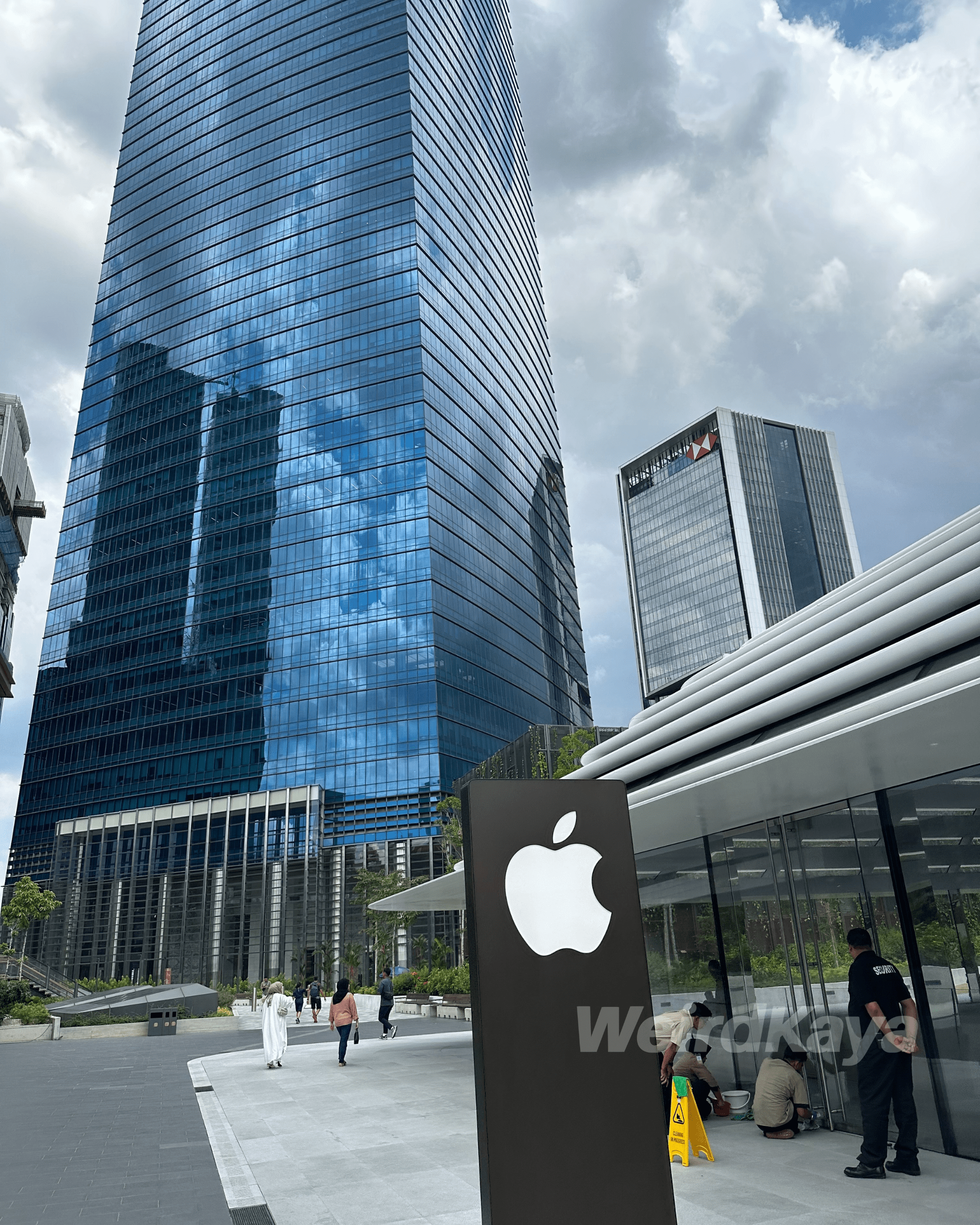 Outside Apple Store Malaysia