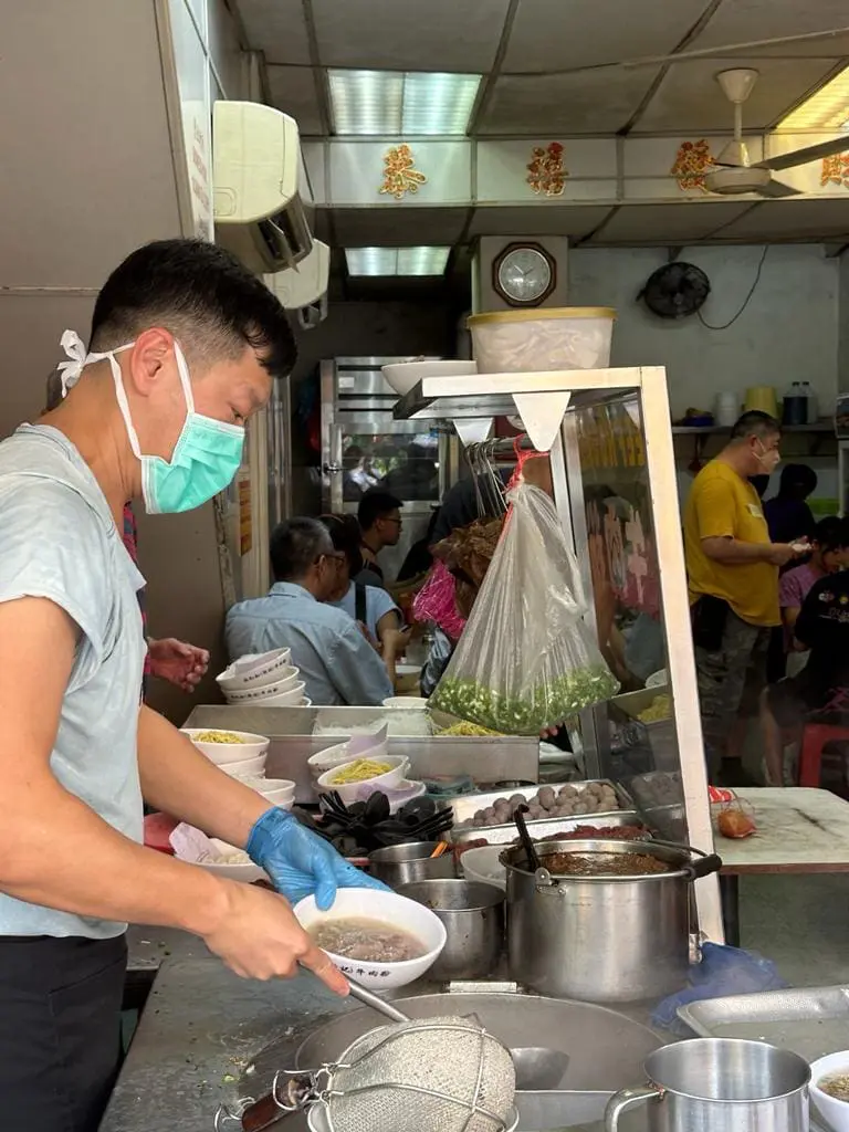 Owner of Sin Kiew Yee beef noodle petaling street