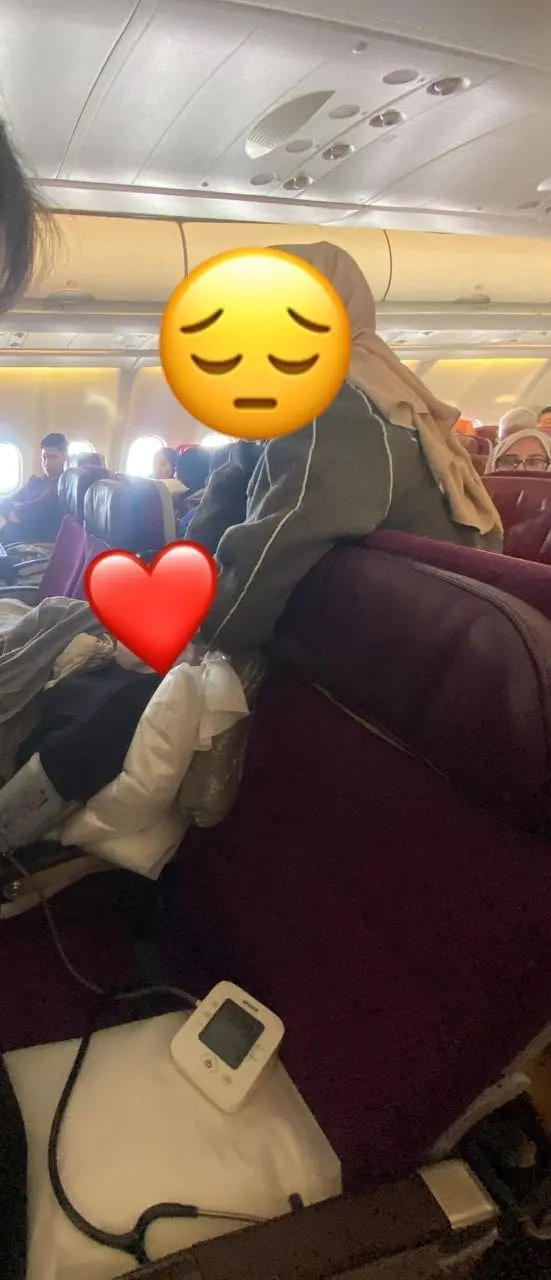 passenger receiving treatment onboard