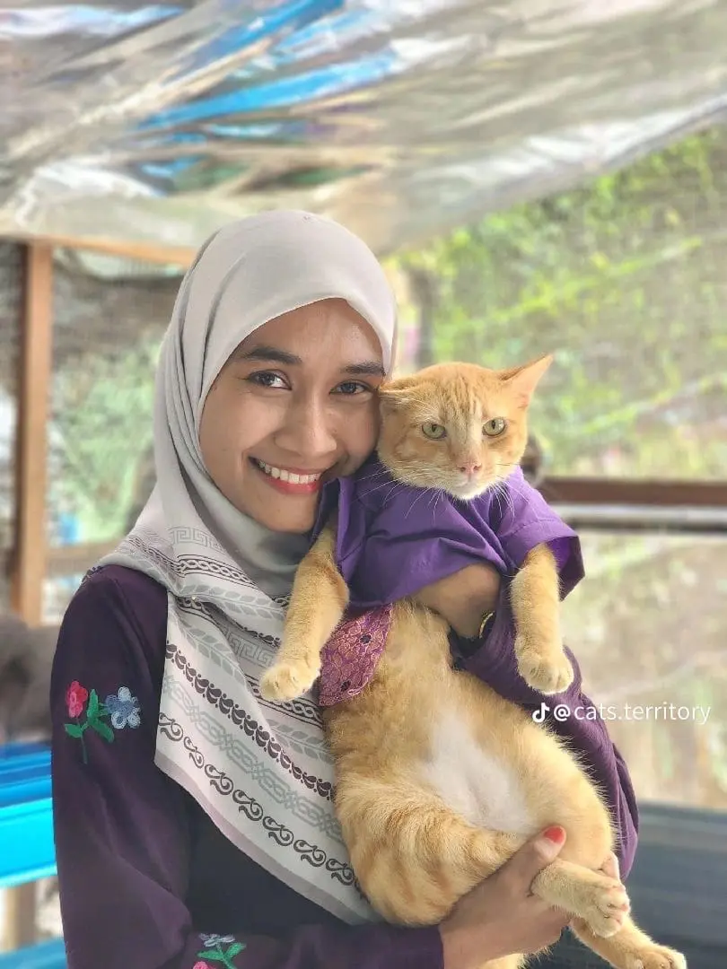 Penang Woman Makes Matching Raya Outfits For Her 61 Cats And It's Guaranteed To Make You Melt 2