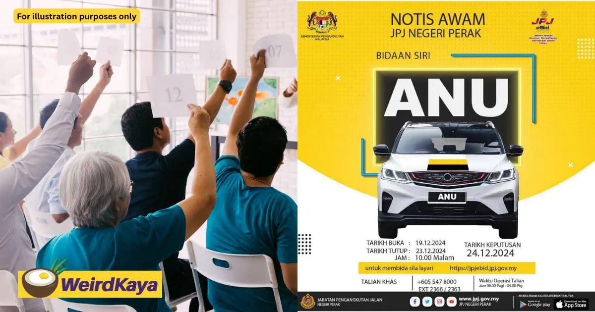 Perak JPJ Collects RM2.37mil After 'ANU 1' Car Plate Gets Auctioned For RM269K