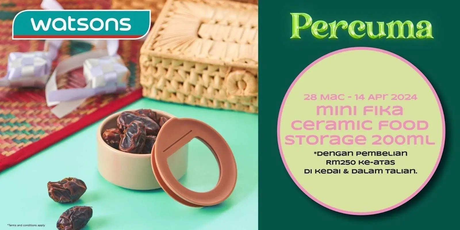 mini fika ceramic food storage