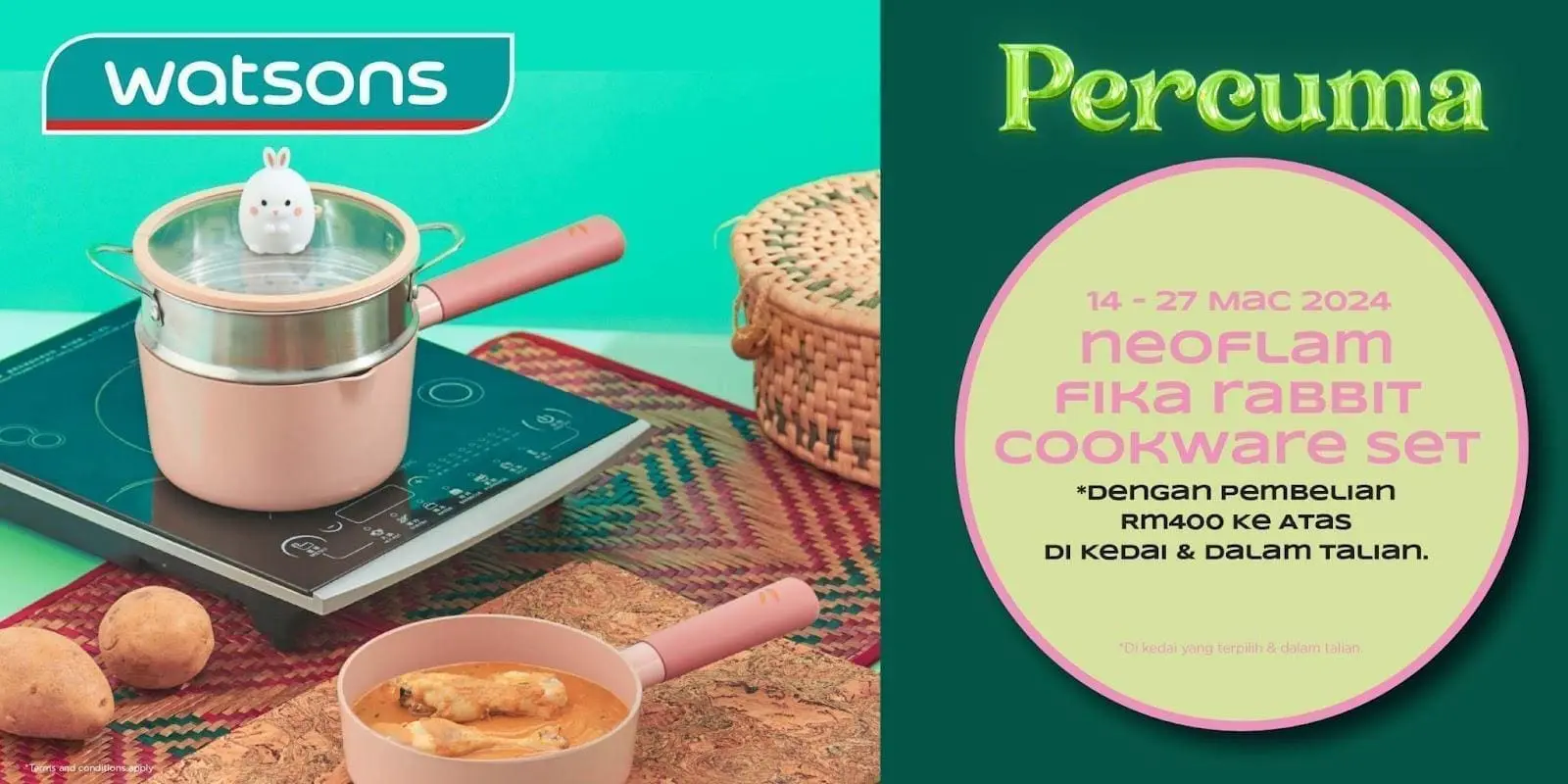 neoflag fika rabbit cookware set