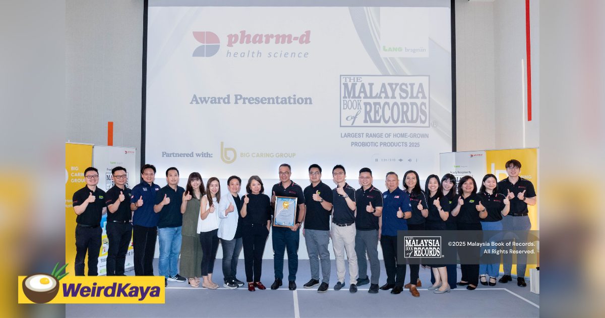 Pharm-D Health Science's Lang Bragman Clinches Malaysia Book Of Records For Largest Probiotics Range