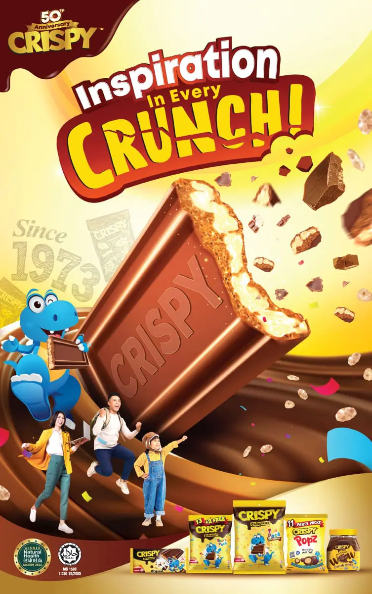 Crispy Chocolate marks its 50th anniversary poster