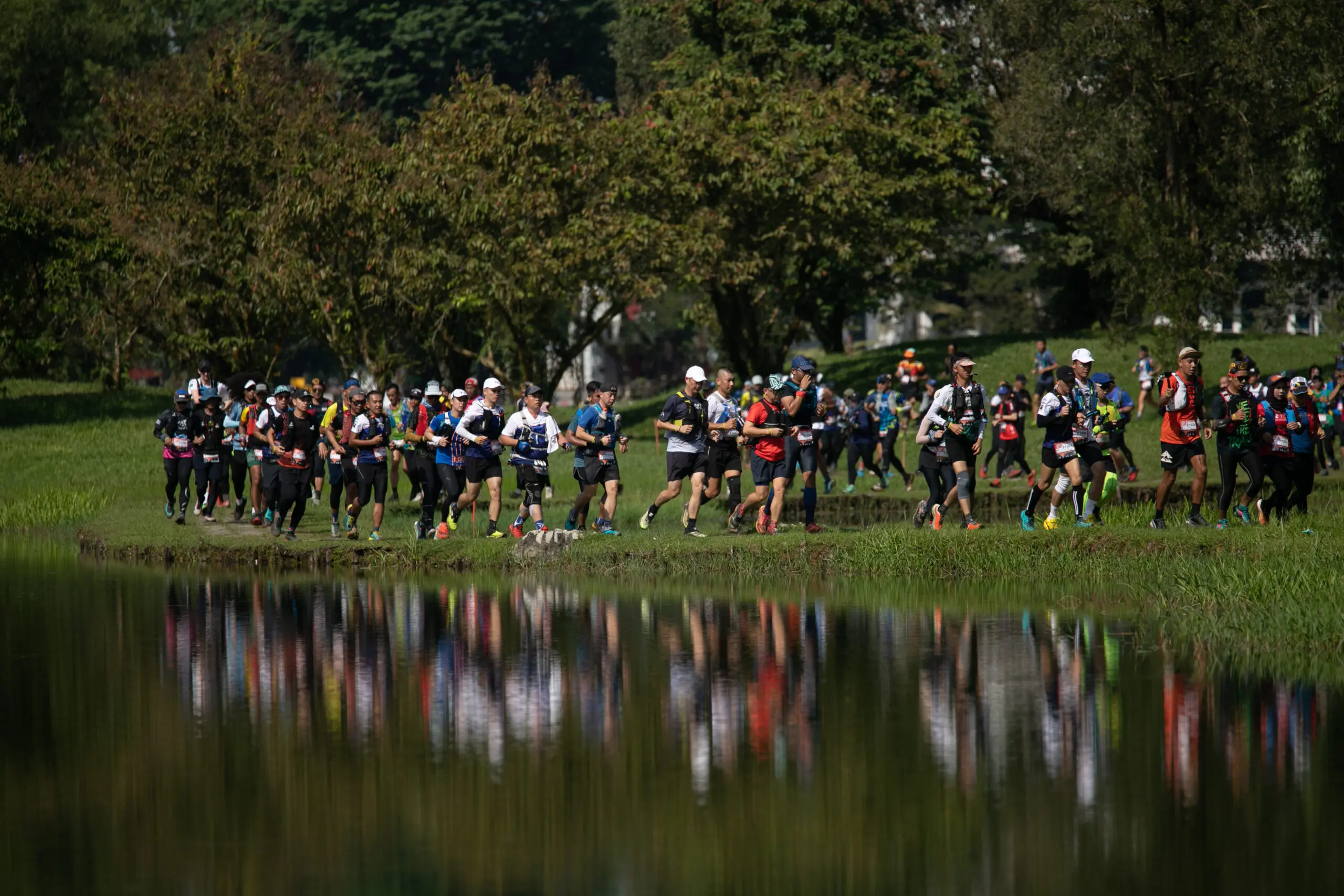 MY Malaysia Ultra Trail Run Many people