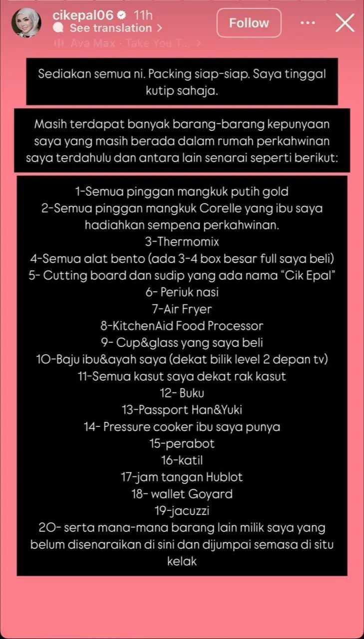 Cik Epal Dakwa Cedera Diserang Dewi