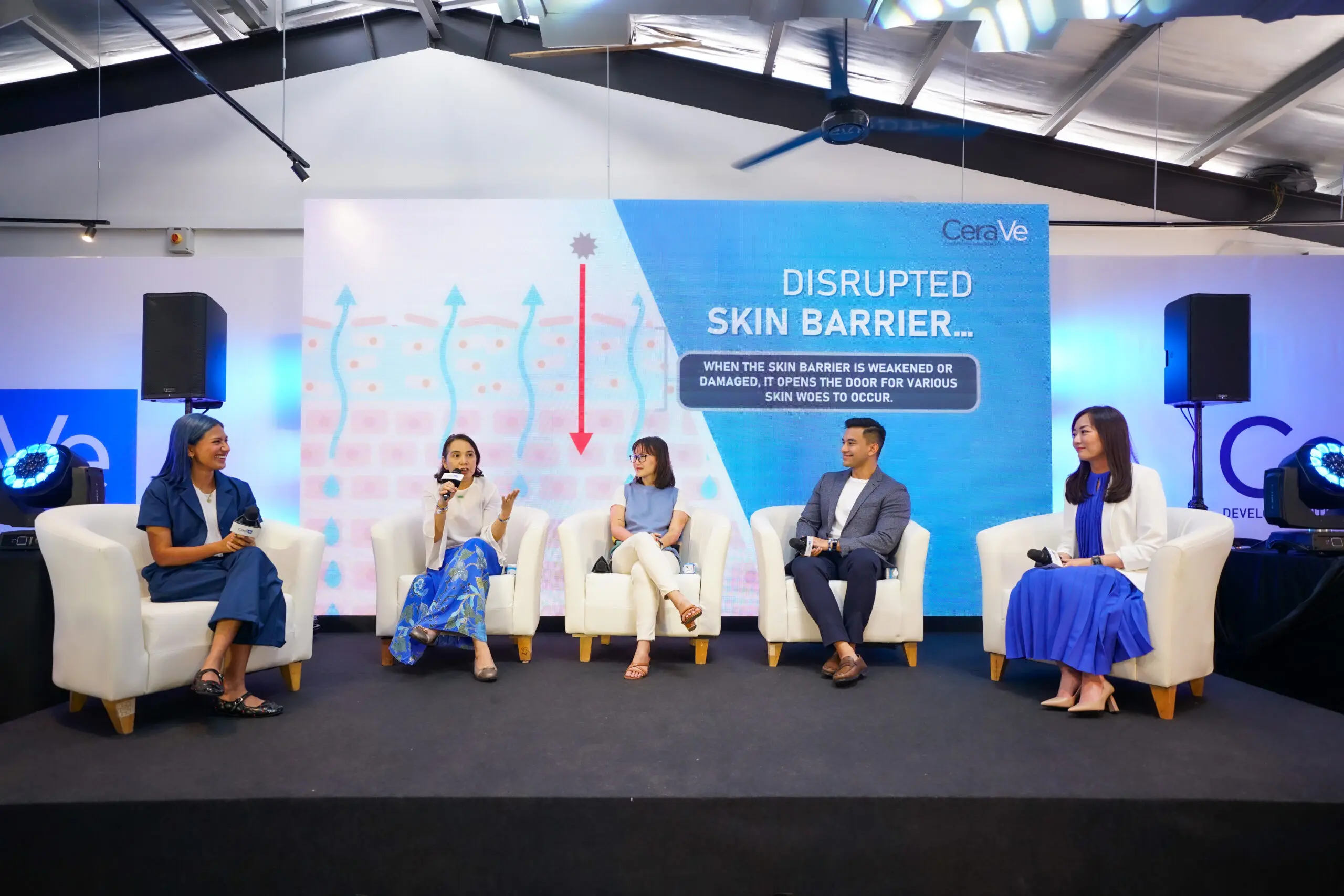 Panel discussion at CeraVe The Bookmark APW