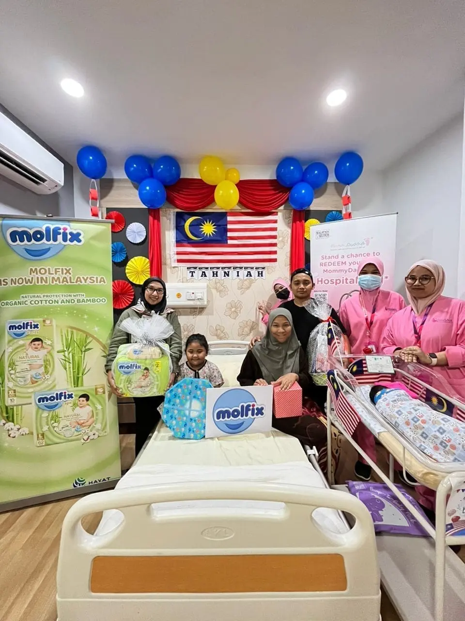 Merdeka baby celebration at Ohana Hospital.