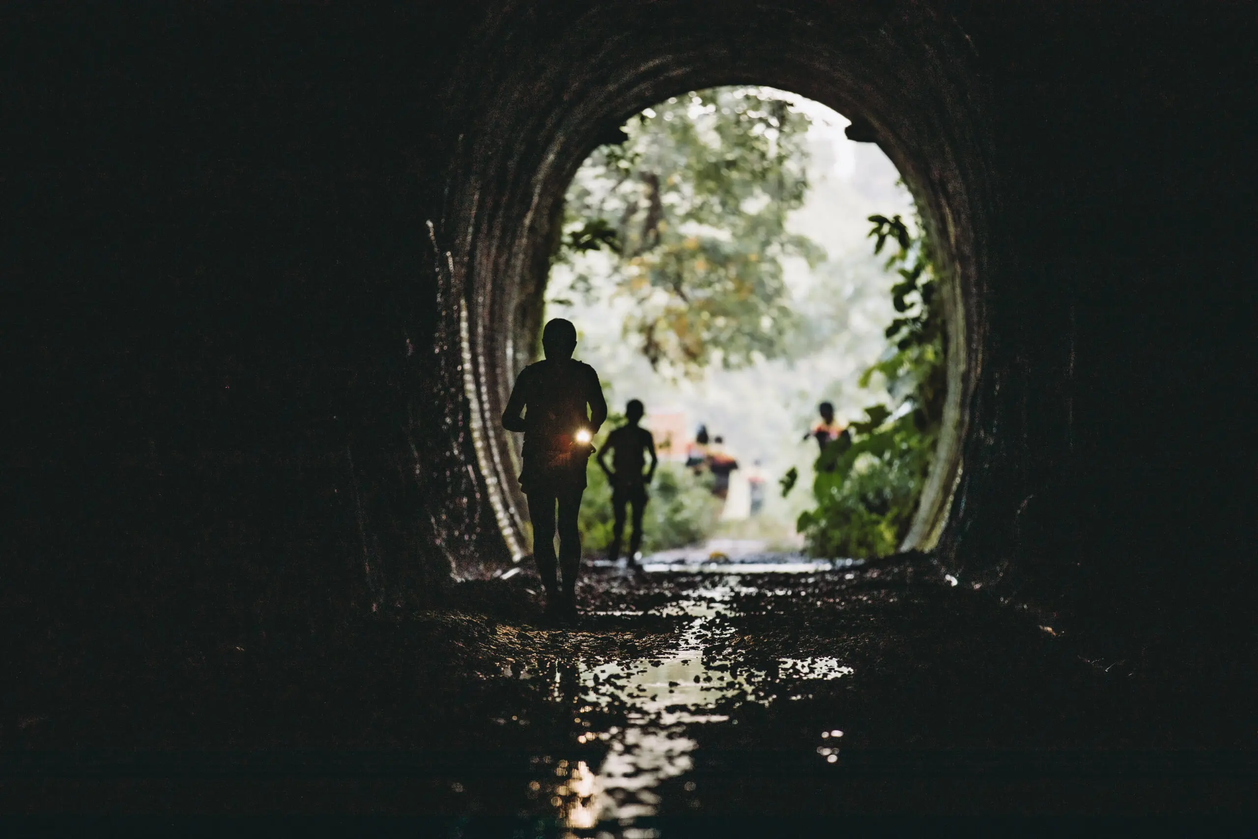 MY Malaysia Ultra Trail Run In Tunnel