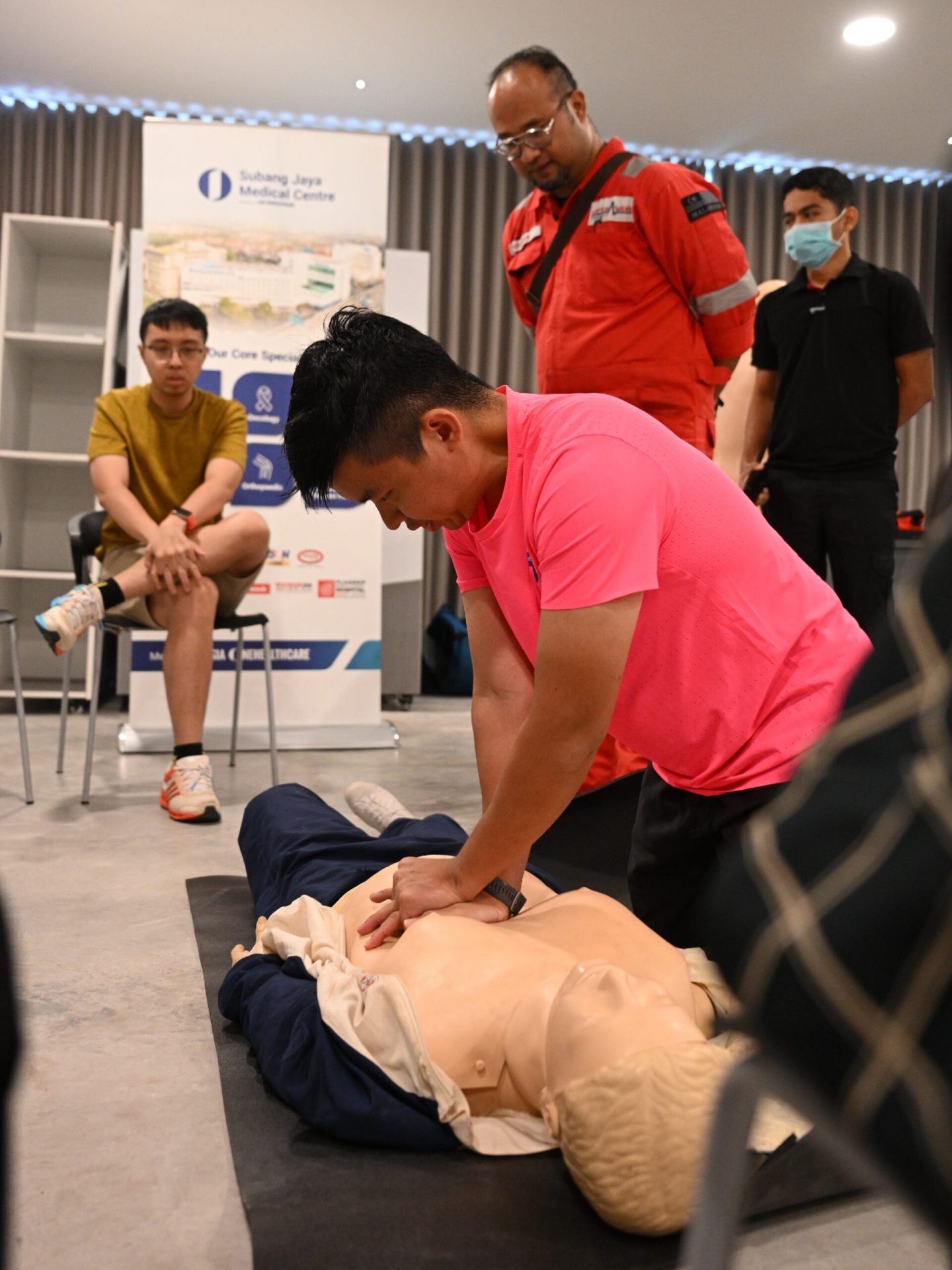 Photo 3 - Registered alumni participated in a CPR and BLS session during the SJMC