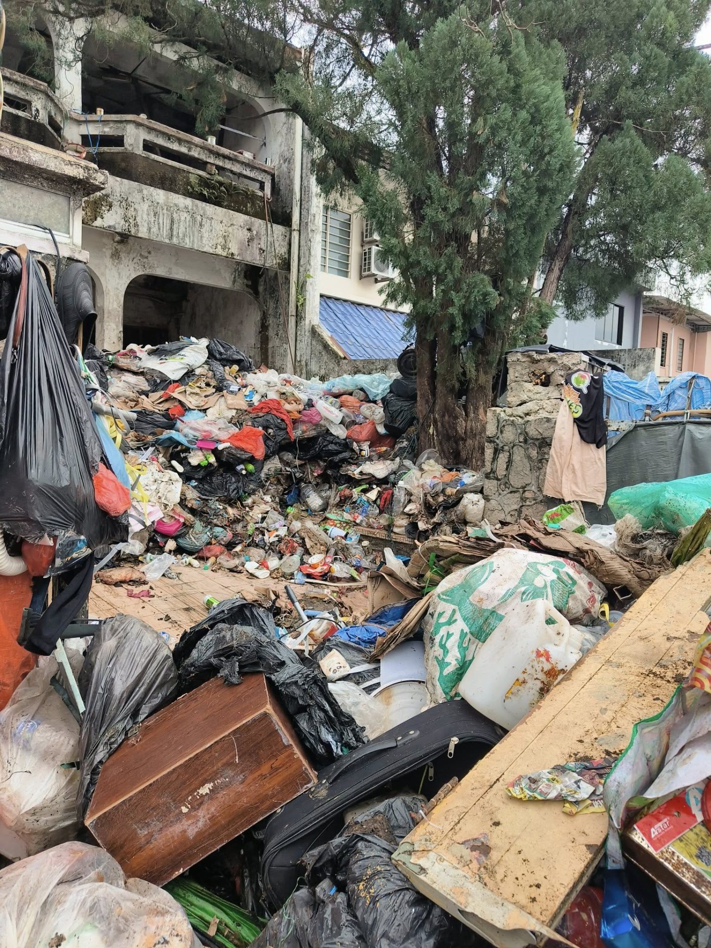 Photo of man's hoarding in Johor