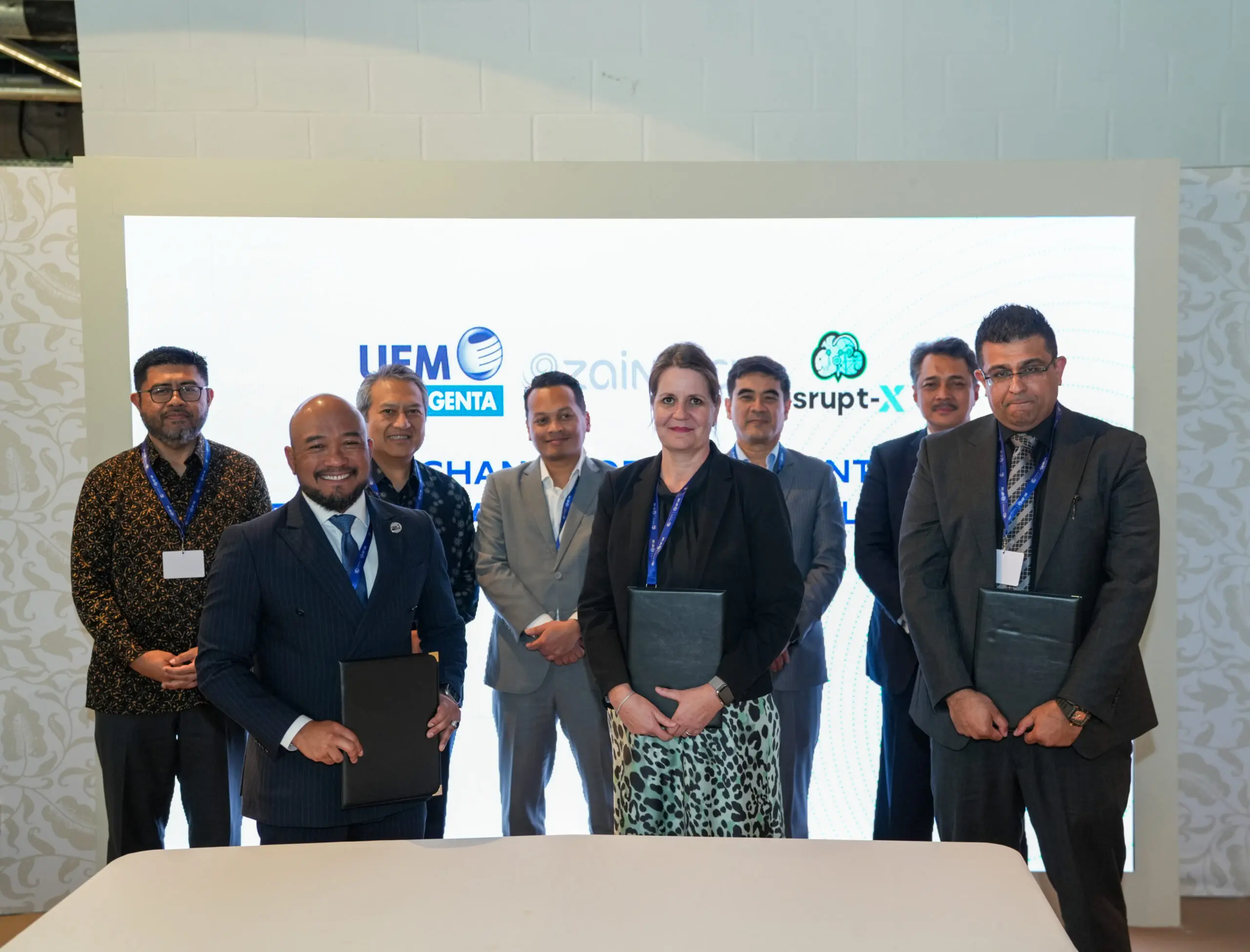 Exchange of documents of MOBE with Zaintech