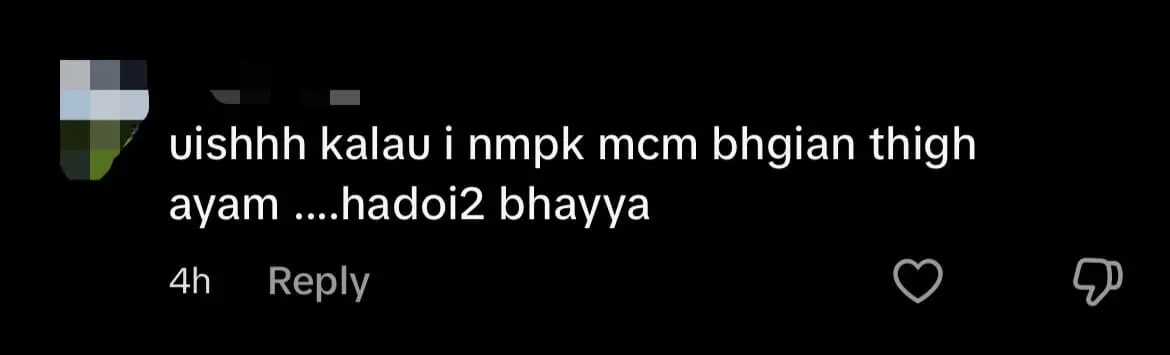 M'sian Woman Orders Chicken Rice For Family, Gets Pork Inside Meal Instead comment 1