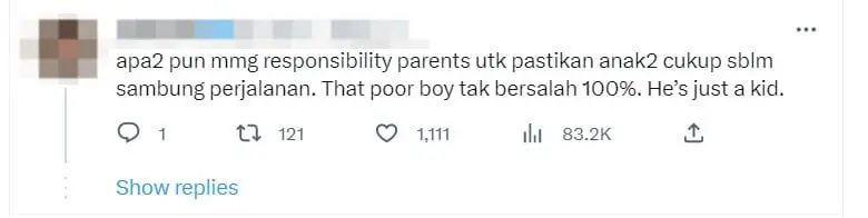 M'sian Parents Leave Their Son Behind At Seremban R&R By Mistake After Pumping Petrol At Gas Station comment 2