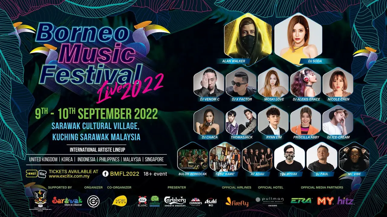 DJ Soda Receives Frosty Reception From M'sians At Borneo Music Festival 2022